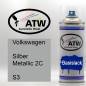 Preview: Volkswagen, Silber Metallic 2C, S3: 400ml Sprühdose, von ATW Autoteile West.